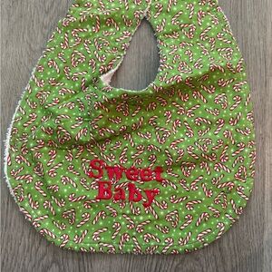 Green Candy Cane Bib